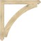 Ekena Millwork Thorton Arts & Crafts Rough Sawn Bracket, Douglas Fir, 4"W x 42"D x 42"H BKT04X42X42THR03RDF - alternate 3